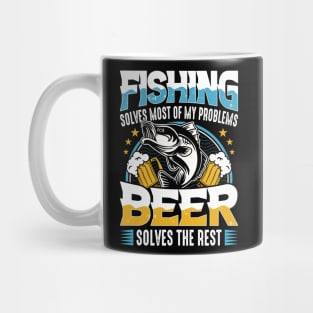 Fishing solves my problems Mug